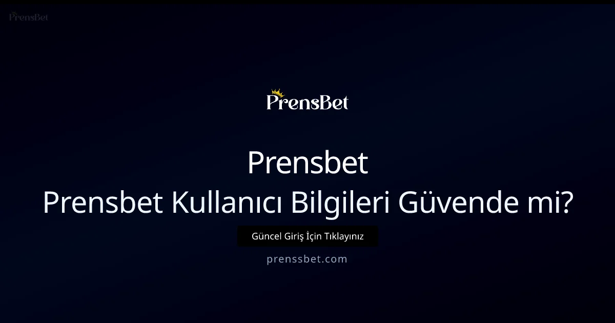 Prensbet kullanıcısıyım: Bilgilerim güvende mi ve nasıl korunur